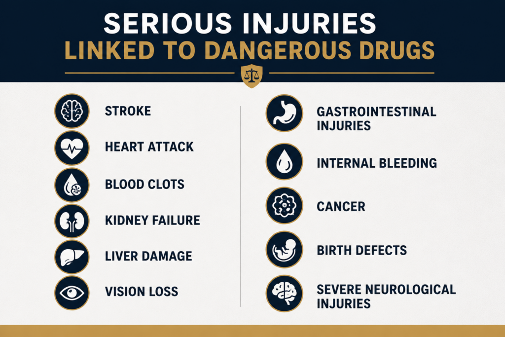 Injuries Linked to Defective Drugs